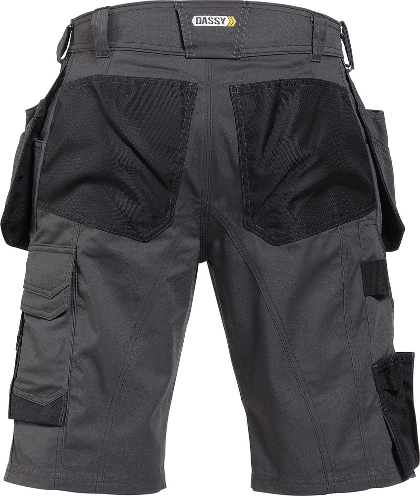 DassyArbeitsshortsmitHolstertaschenBionicPESCO63AnthrazitgrauSchwarz