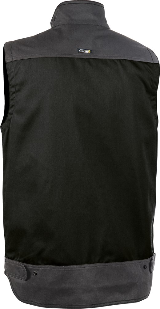 DassyZweifarbigeSommerwesteFaroPESCO61SchwarzZementgrau