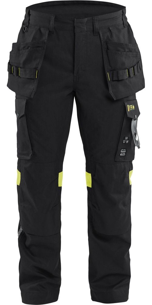 BlklderArbeitshoseHandwerkerInhrent14181512SchwarzHighVisGelb-C44