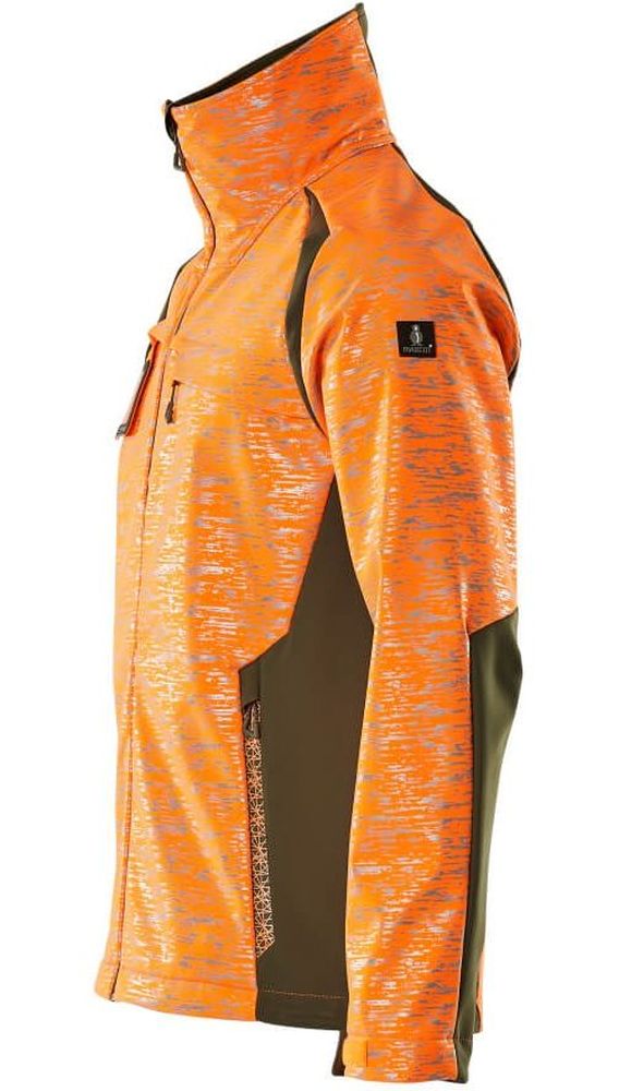 MascotSoftshellJackeAccelerateSafe19202-291Hi-visOrangeMoosgrn-XXL