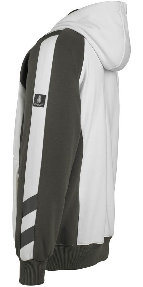 MascotKapuzensweatshirtmitReiverschlussWiesbadenUnique50566-963WeiDunkelanthrazit-XXL