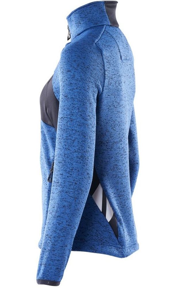 MascotDamenStrickpullovermitReiverschlussAccelerate18155-951AzurblauSchwarzblau-XXL