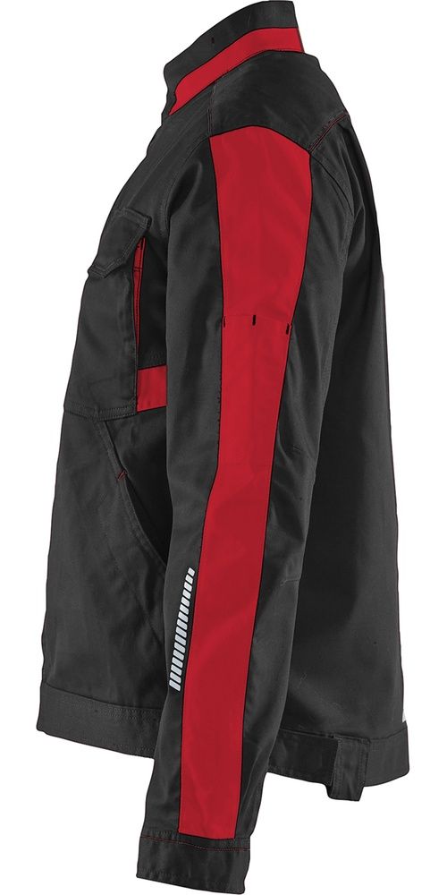 BlklderDamenArbeitsjackeIndustrieJackeStretch44431832SchwarzRot-L