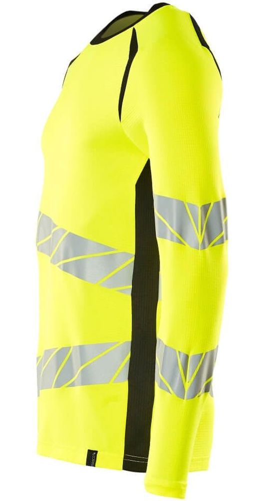 MascotT-ShirtLangarmAccelerateSafe19081-771Hi-visGelbSchwarz-XXL
