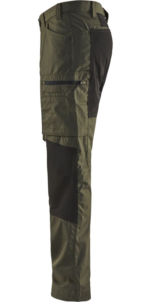 BlklderArbeitshoseServiceStretch14591845DunkelOlivgrnSchwarz-C44