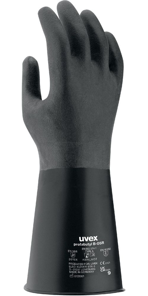 UvexSchutzhandschuheSchutzhandschuhProfabutylB-05R60949Schwarz-7