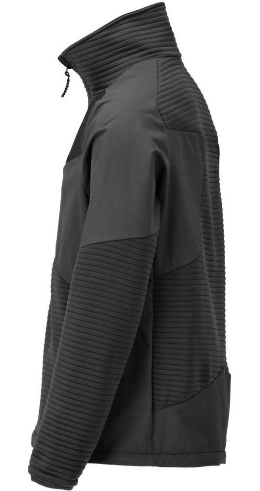 MascotFleecepullovermitkurzemReiverschlussundFutterCustomized22005-681Schwarz-XXL