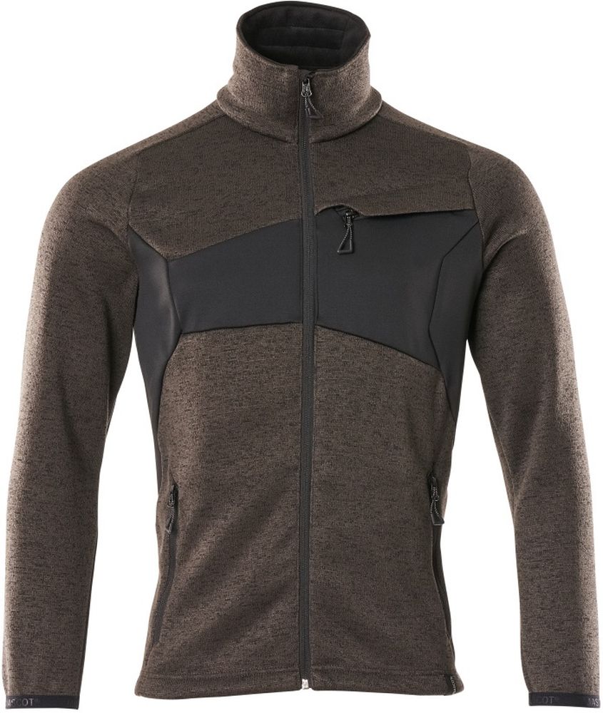 MascotStrickpullovermitReiverschlussAccelerate18105-951DunkelanthrazitSchwarz-XXL