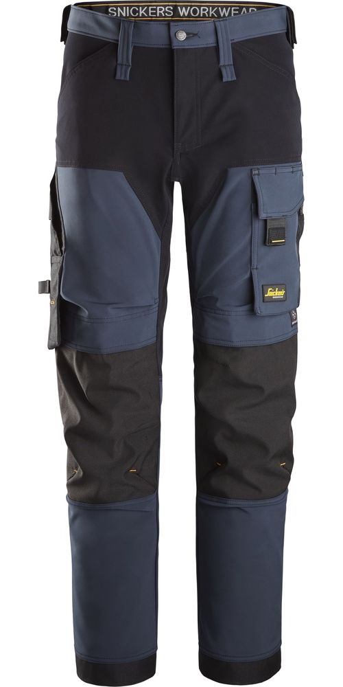 SnickersWorkwearAllroundWork4-WegeStretchhose6375Navy-Schw-44