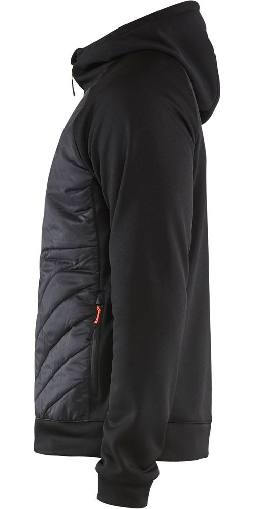 BlklderHybridSweater34632526SchwarzRot-4XL