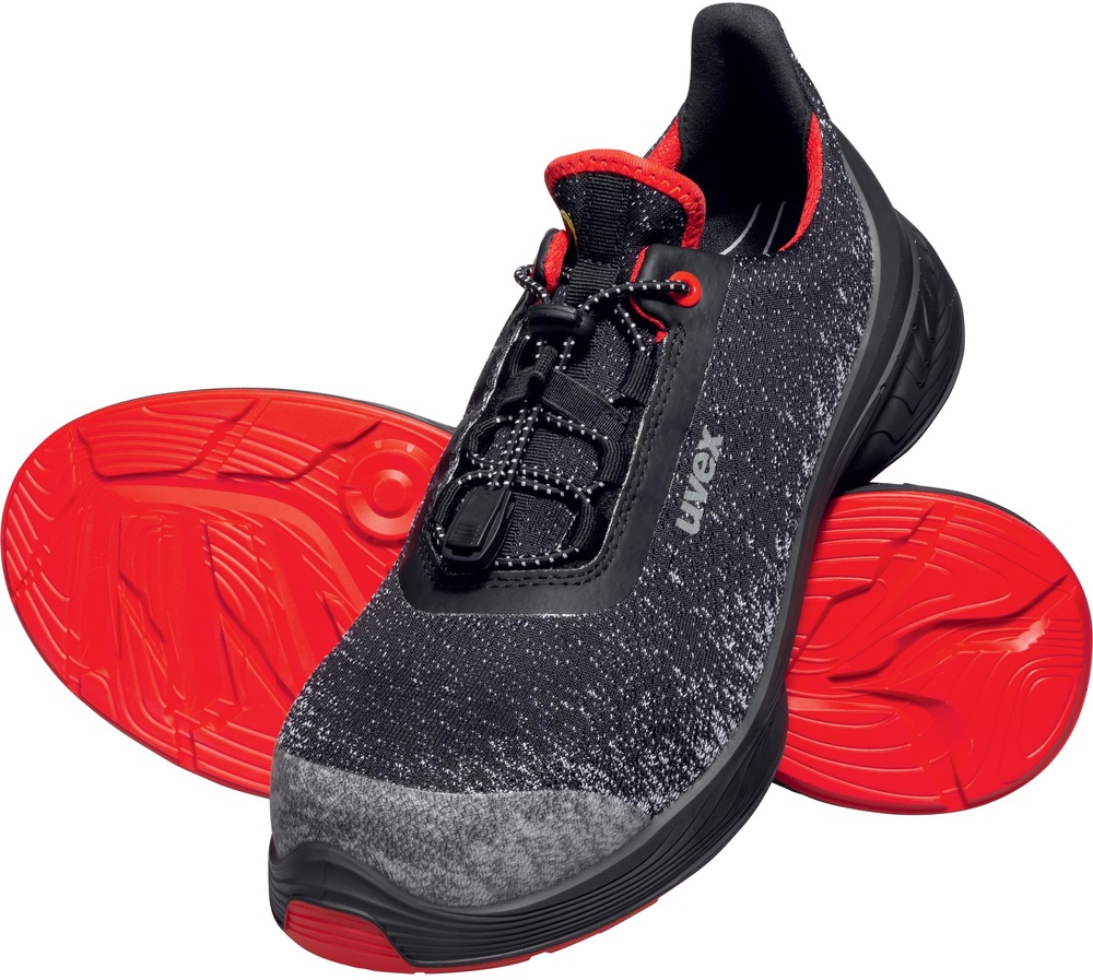 UvexSicherheits-Halbschuhe1G2S1SRC68529SchwarzRot-35Weite12