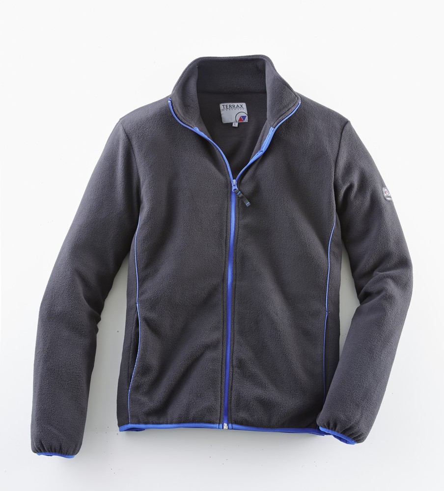 TerraxWorkwearFleecejackeBerufSchwarzRoyal