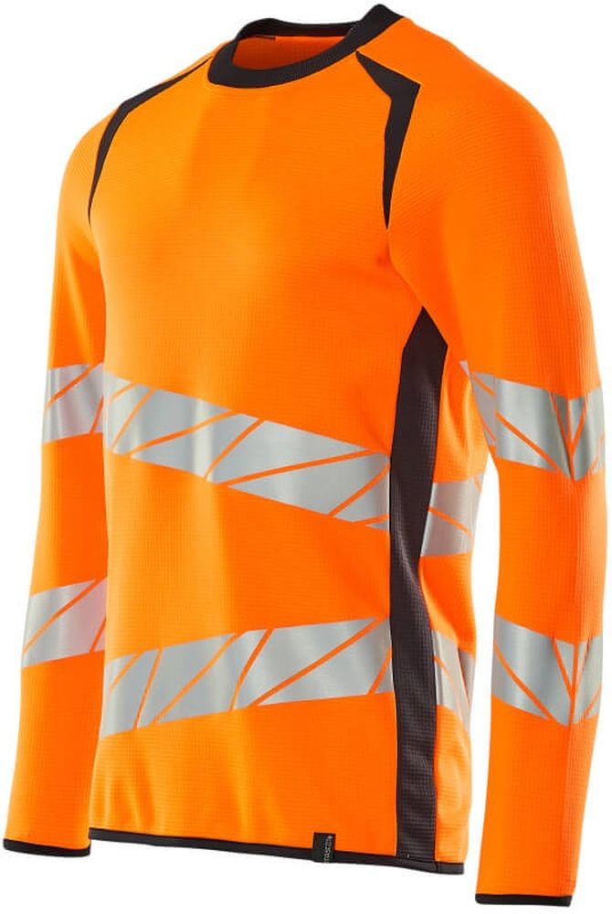 MascotSweatshirtAccelerateSafe19084-781Hi-visOrangeSchwarzblau-XXL