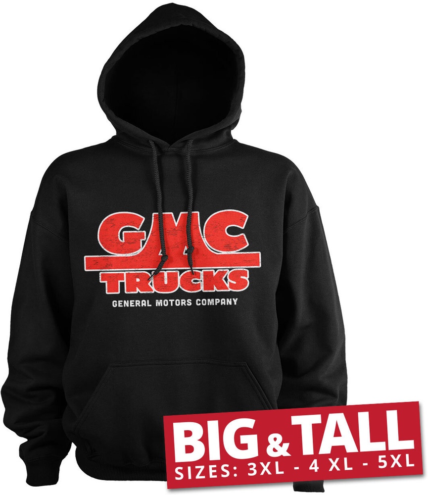GMCHoodieTrucksVintageLogoBigTallHoodieGM-3-GMC001-H48-8Black-3XL
