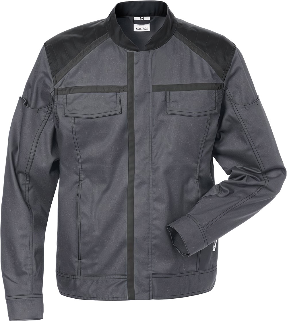 FristadsIndustrie-Stretch-JackeDamenjacke4556STFPGrauSchwarz-XS