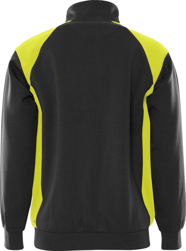 FristadsSweatshirt7048GSM300511BlackYellowQ01-4XL