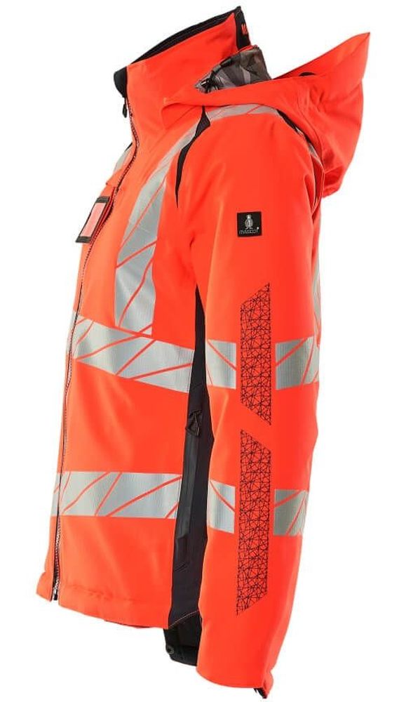 MascotDamenWinterjackeAccelerateSafe19045-449Hi-visRotSchwarzblau-XXL
