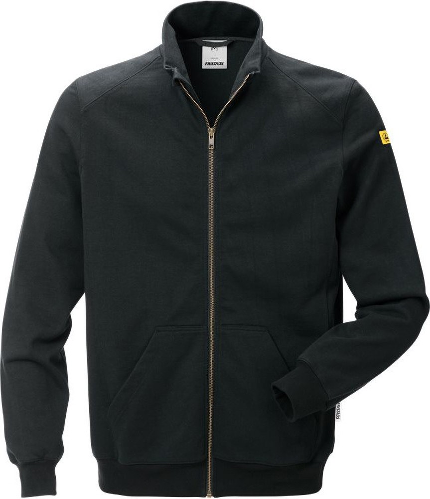 FristadsESDSweatjacke4080XSMSchwarz-XS