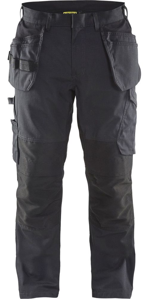 BlklderArbeitshoseServicemitStretchundWerkzeugtaschen14961330SchwarzDunkelgrau-C146