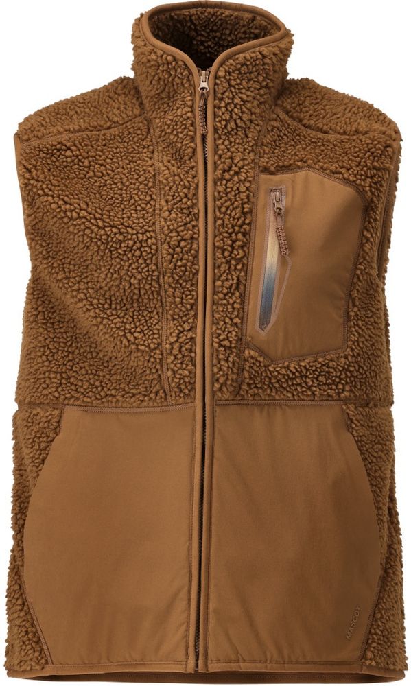 MascotFaserpelzWestemitReiverschlussCustomized22465-682Nussbraun-XXL