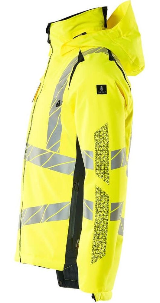 MascotWinterjackeAccelerateSafe19035-449Hi-visGelbSchwarzblau-XXL