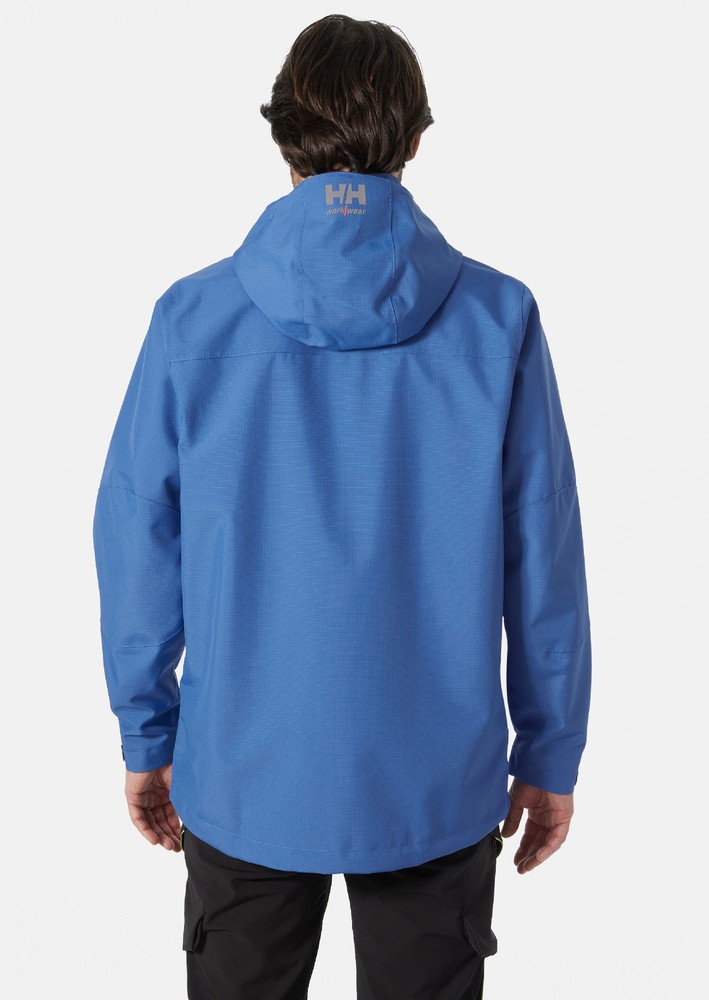 HellyHansenArbeitsjackeOxfordShellJacketStoneBlue-XS