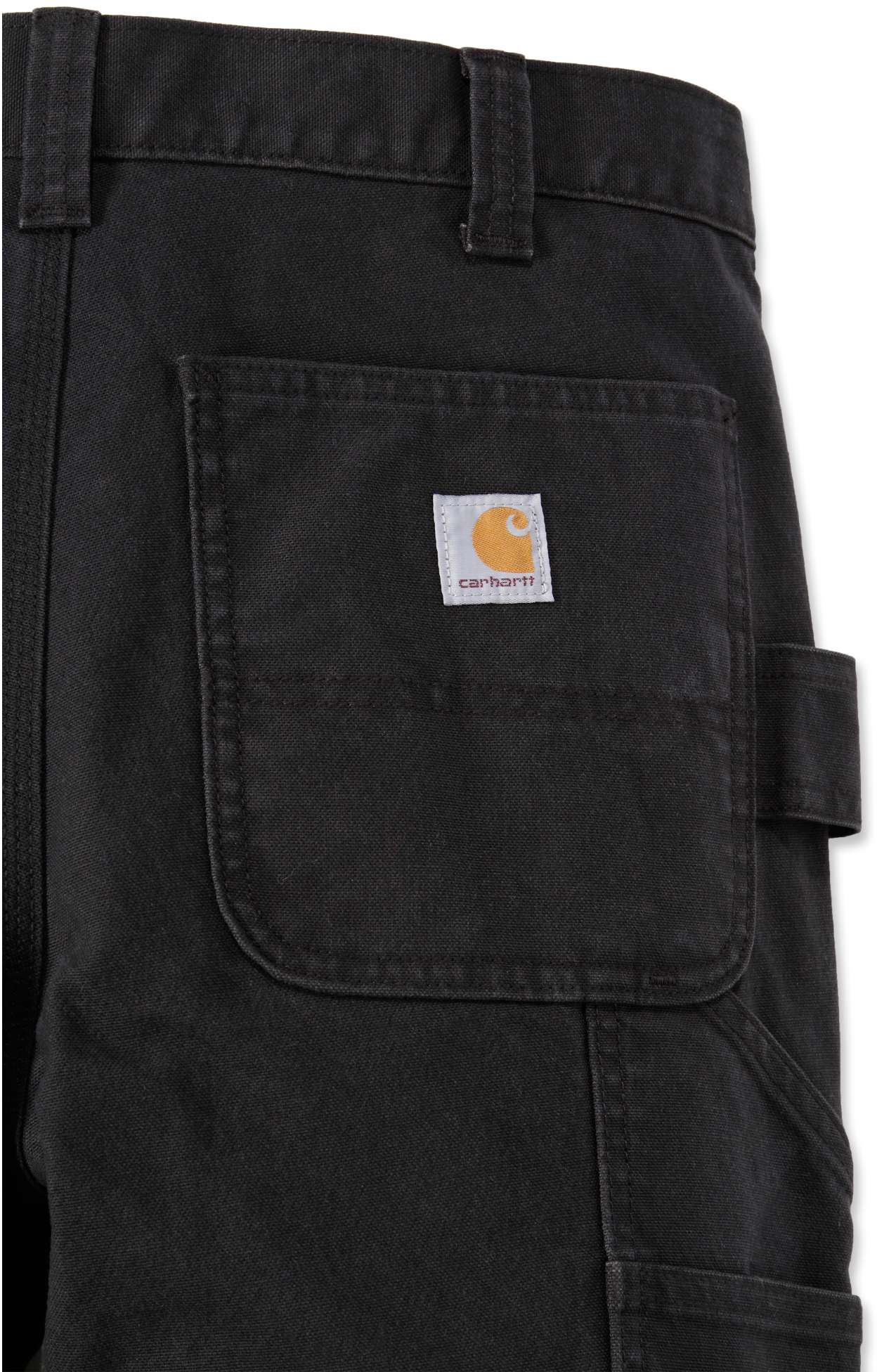 CarharttHerrenHoseStretchDuckDoubleFrontBlack CarharttHerrenHoseStretchDuckDoubleFrontBlack