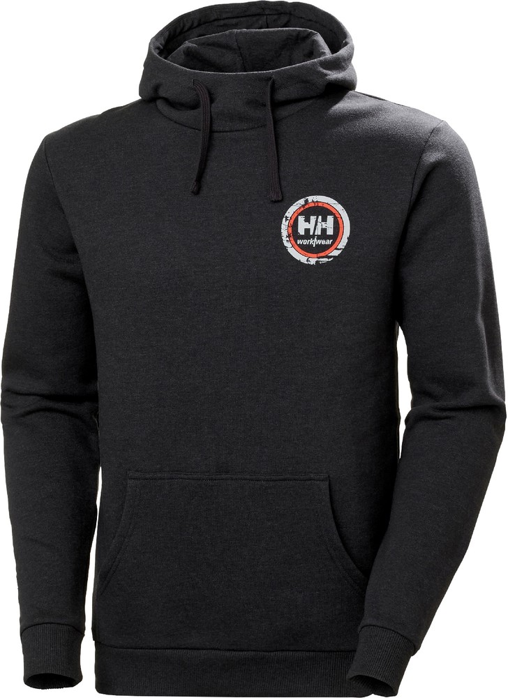 HellyHansenLogoHoodieBlack-XS