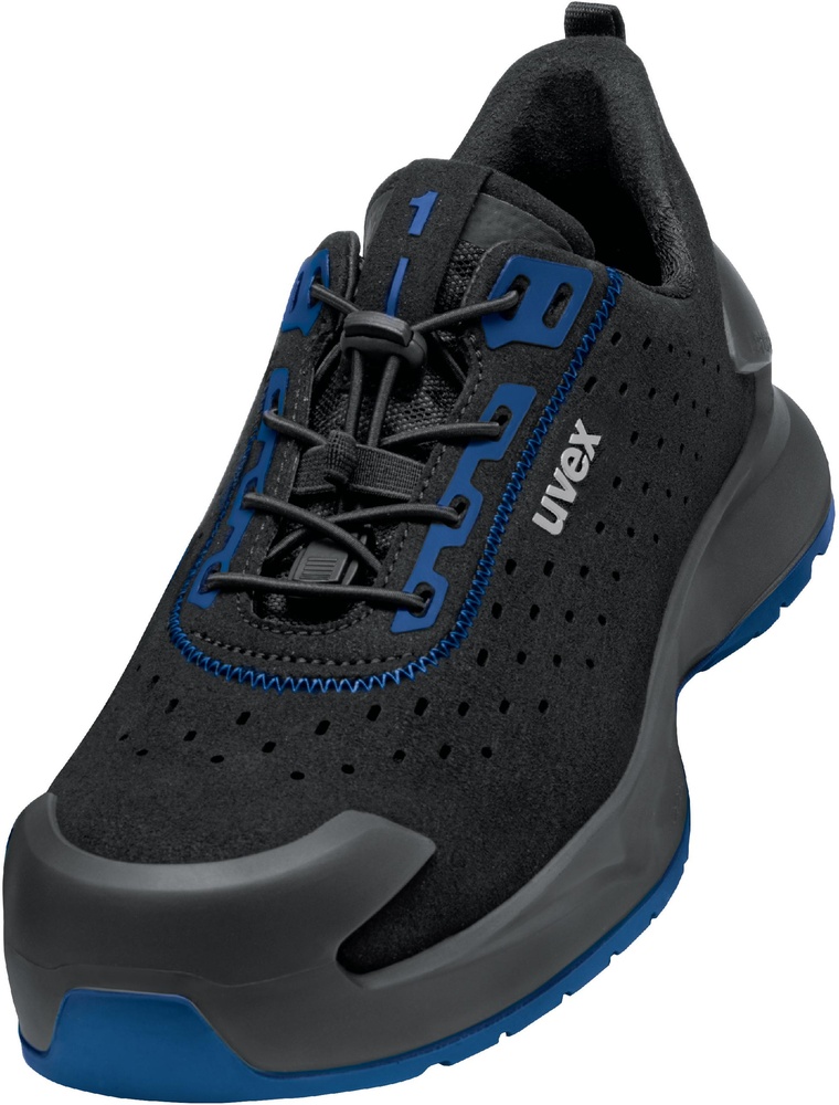 UvexSicherheits-Halbschuhe1X-CraftS1SR68130SchwarzBlau-35Weite14