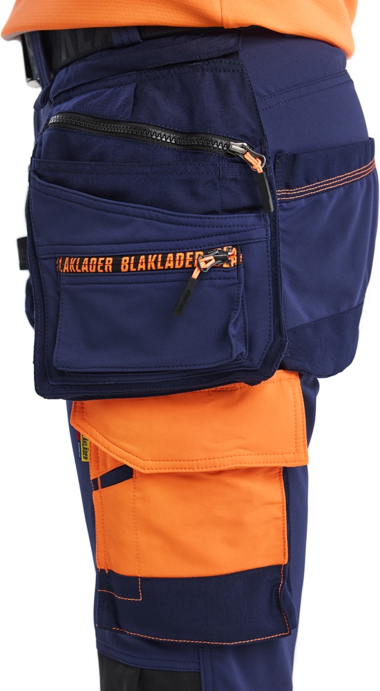 BlklderDamenArbeitshoseHighVis4-Wege-Stretch70251648MarineblauOrange-C34