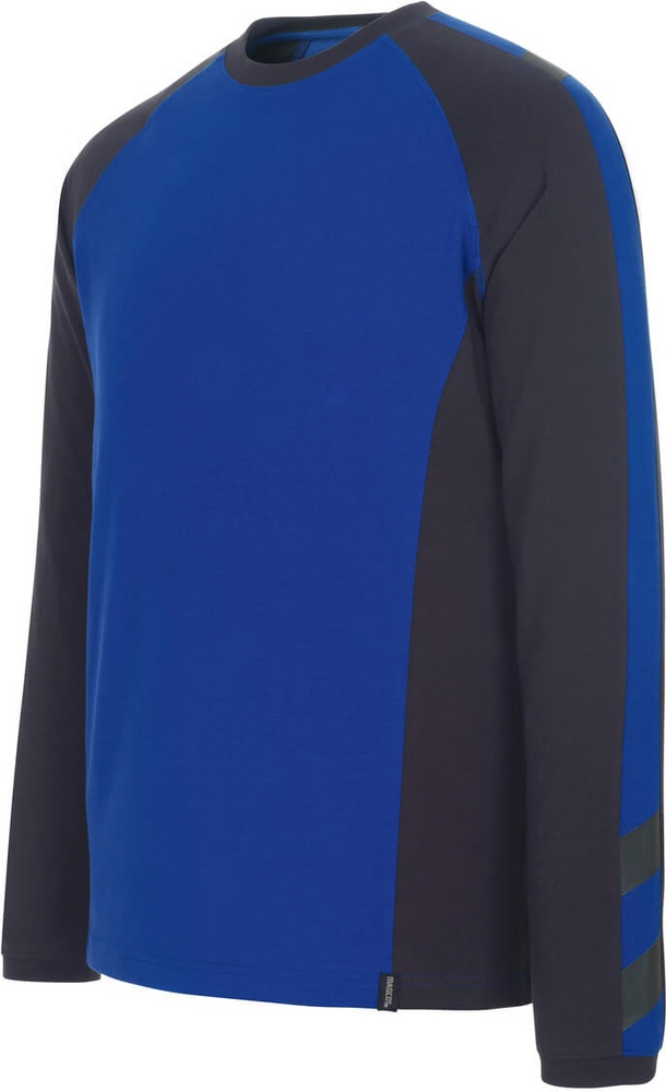 MascotT-ShirtLangarmBielefeldUnique50568-959KornblauSchwarzblau-XXL
