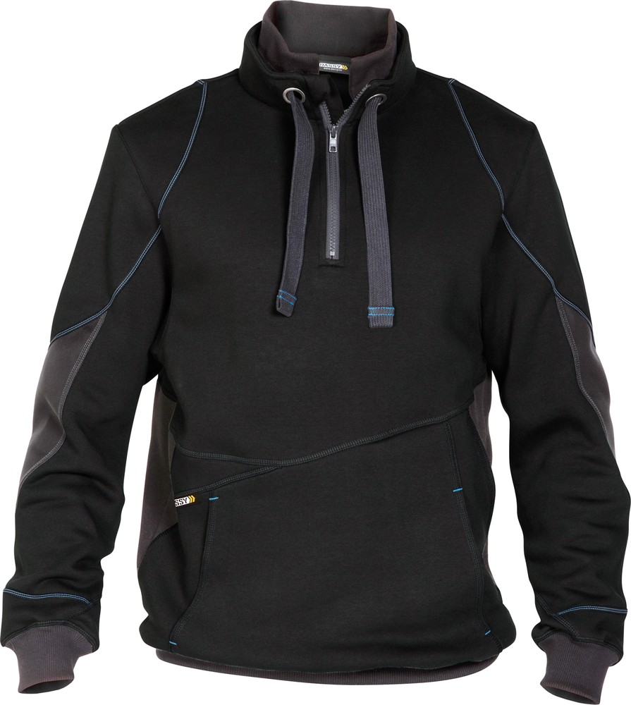 DassySweatshirtStellarCOPES80SchwarzAnthrazitgrau