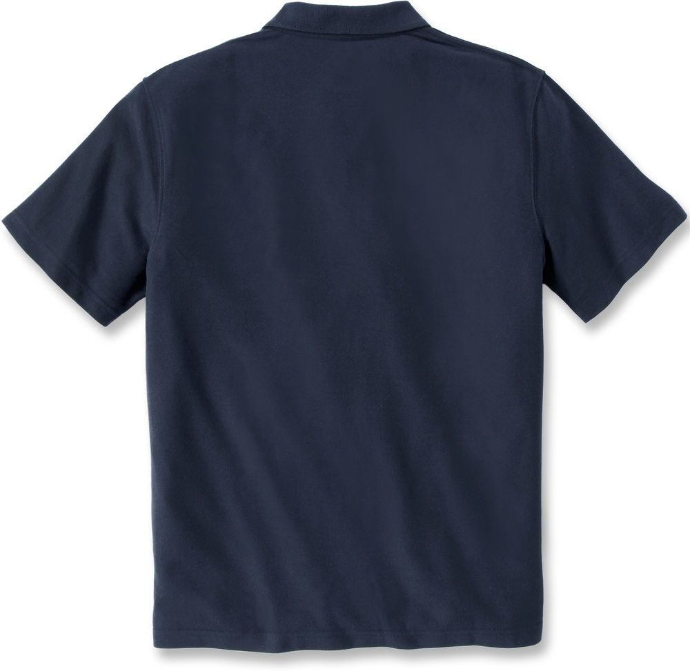 CarharttMidweightSSPocketPolo106685Navy-M