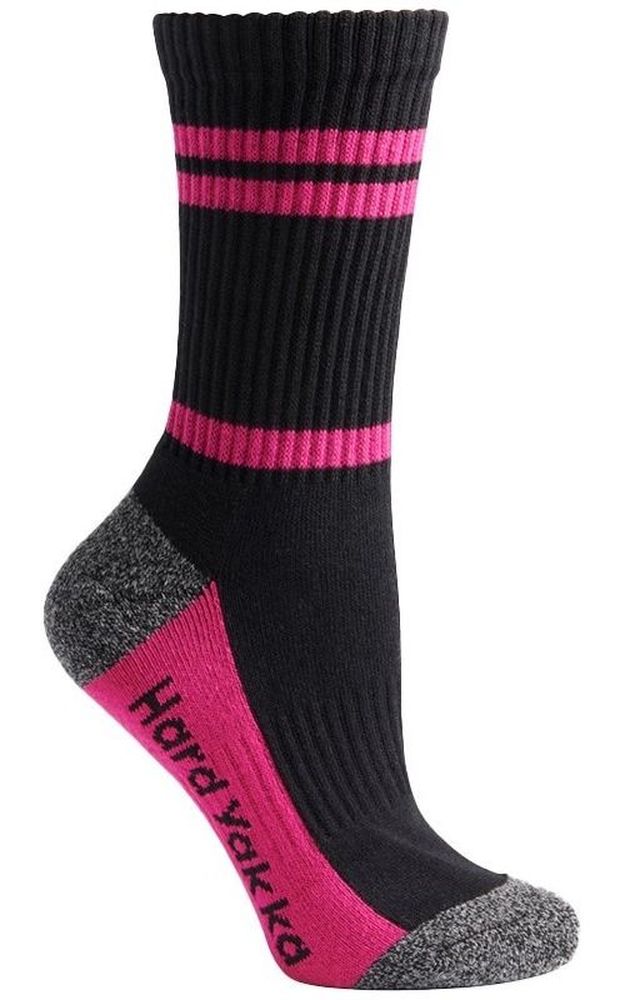 HardYakkaSockenCrew3PackWorkSockG20120