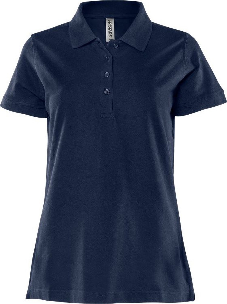FristadsPoloshirtKurzarmAcodePoloshirtDamen1723PIQDunkelmarine-S
