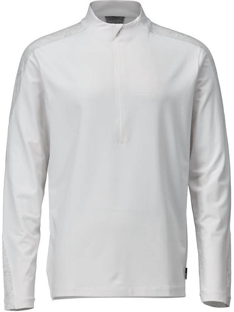 MascotT-ShirtLangarmmitkurzemReiverschlussCustomized22681-618Wei-XXL