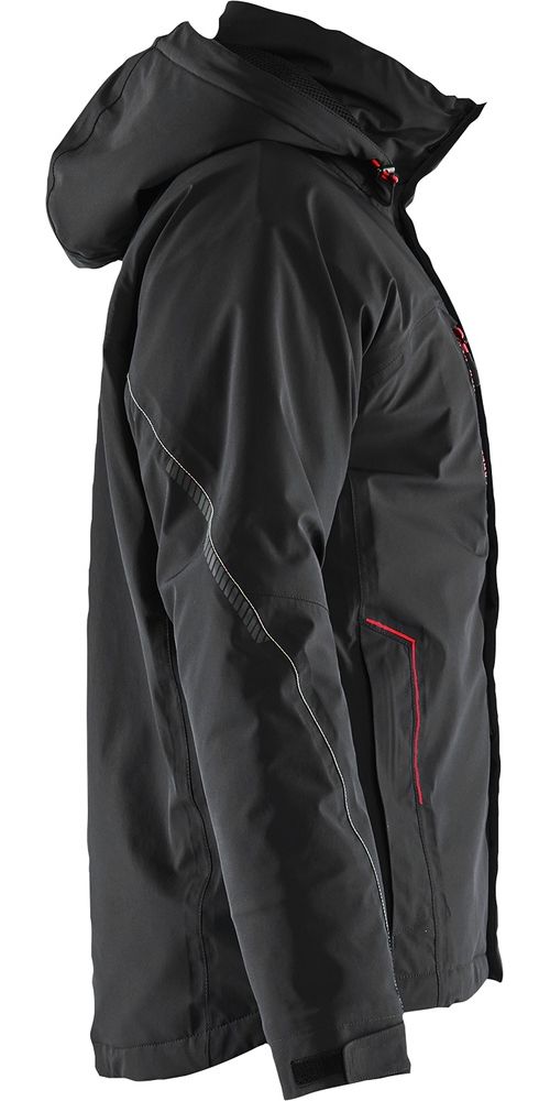 BlklderArbeitsjackeWinterjackeStretch44841917SchwarzRot-4XL