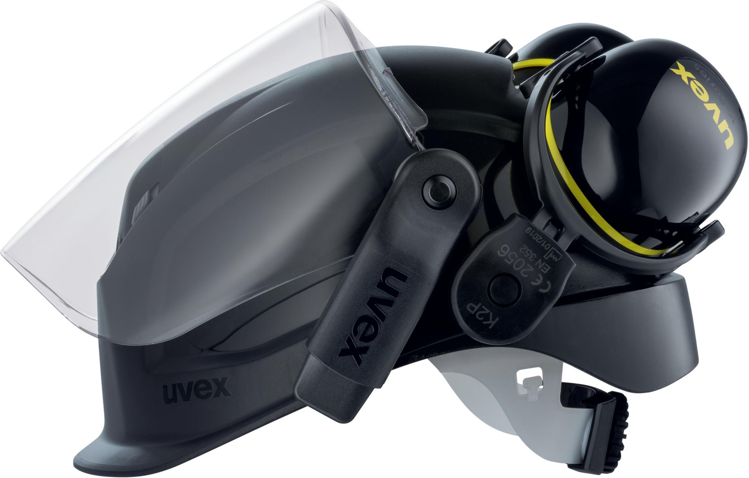 UvexKapselgehrschutzPheosK2P2600215SchwarzGelbSnr30Db25021-L