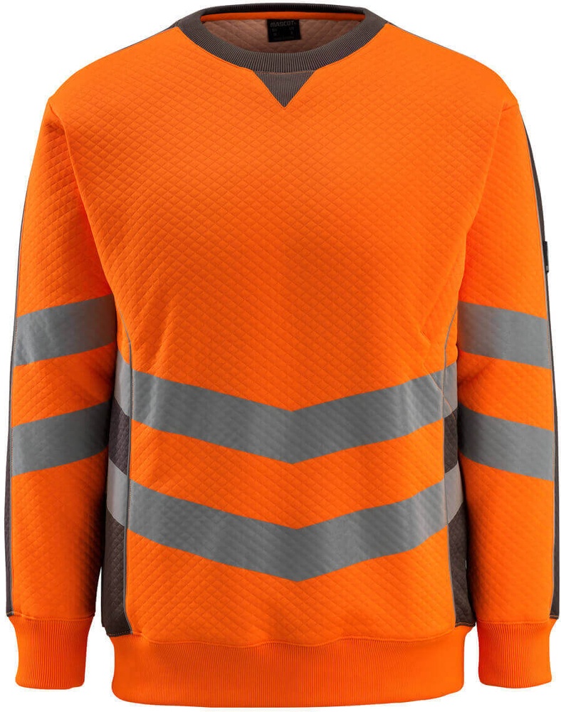 MascotSweatshirtWigtonSafeSupreme50126-932Hi-visOrangeDunkelanthrazit-XXL