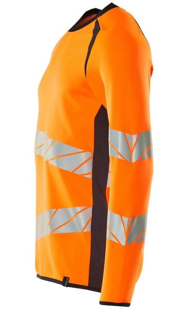 MascotSweatshirtAccelerateSafe19084-781Hi-visOrangeSchwarzblau-XXL