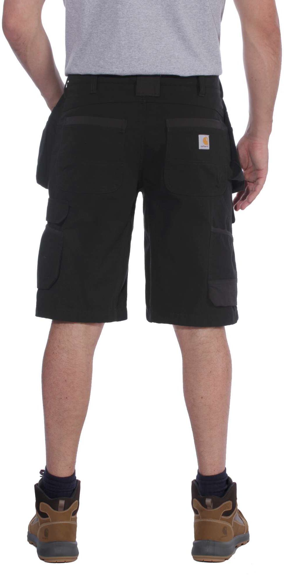 CarharttHerrenShortsSteelMultipocketShortBlack CarharttHerrenShortsSteelMultipocketShortBlack