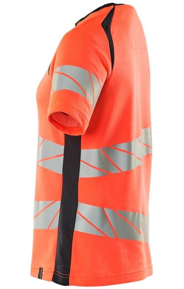 MascotDamenT-ShirtAccelerateSafe19092-771Hi-visRotSchwarzblau-XXL