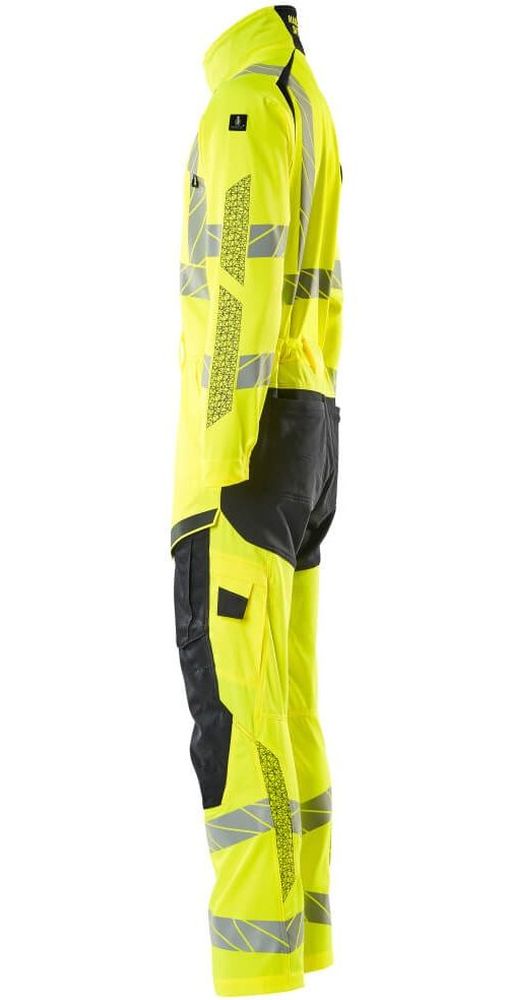 MascotOverallmitKnietaschenAccelerateSafe19519-236Hi-visGelbSchwarzblau-XXL