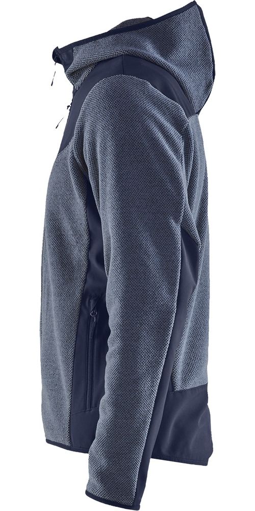 BlklderArbeitsjackeStrickjackemitSoftshell59402536TaubenblauDunkelMarineblau-4XL