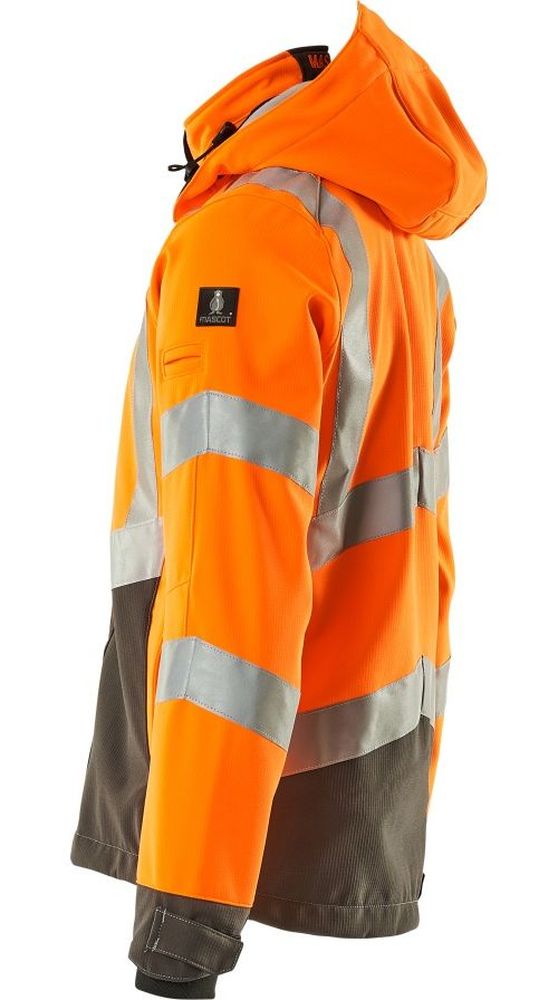 MascotSoftshellJackeBlackpoolSafeSupreme15502-246Hi-visOrangeDunkelanthrazit-XXL