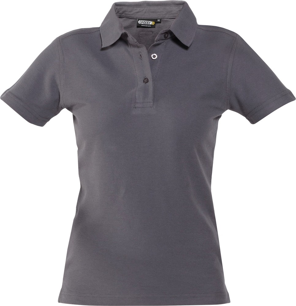DassyPoloshirtfrDamenLeonWomenCO46Zementgrau