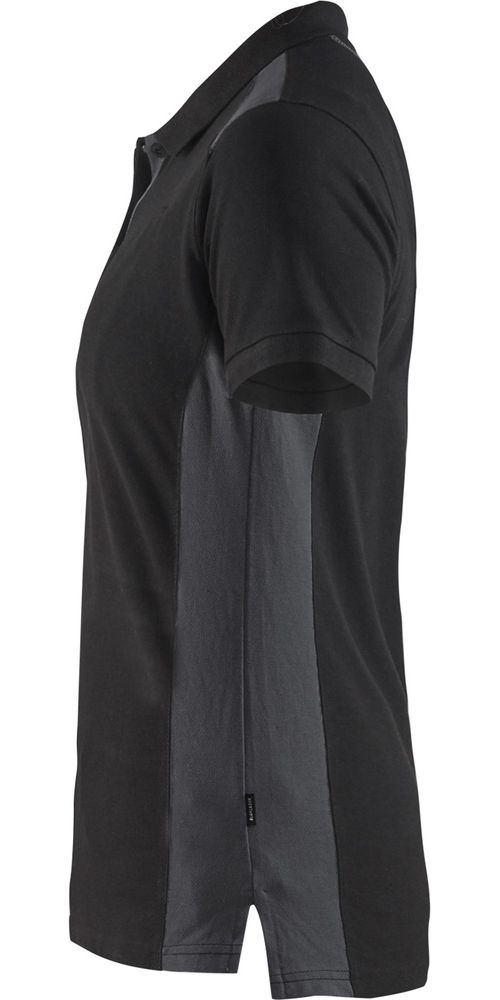BlklderDamenPoloshirt33901050SchwarzDunkelgrau-L