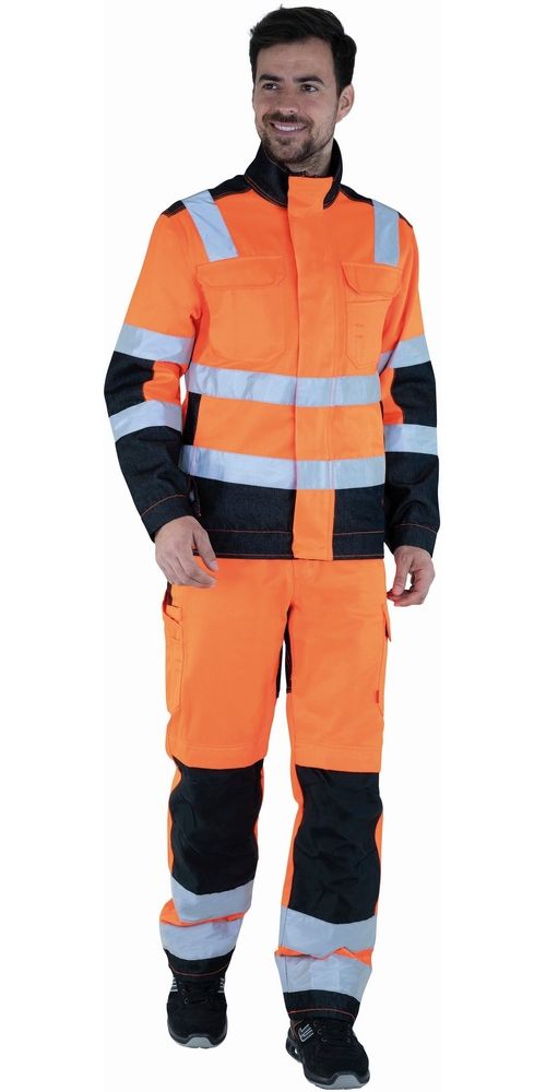 LafontKittelUnisexLux3FLACPHi-VisOrangeBlack-XS