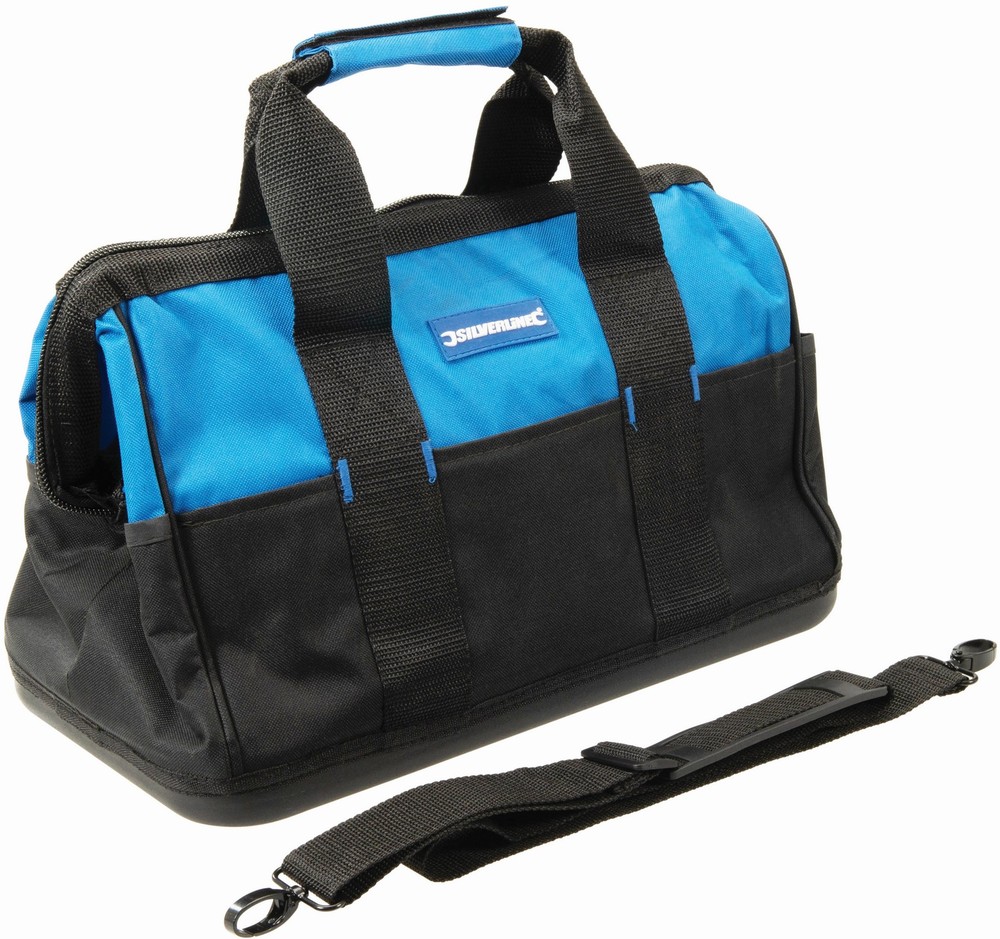 SilverlineTaschenWerkzeugtaschemitverstrktemBodenundgroerffnung400x200x300mm