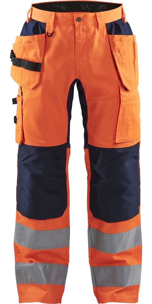 BlklderArbeitshoseHighVismitStretch15521811OrangeMarineblau-C144